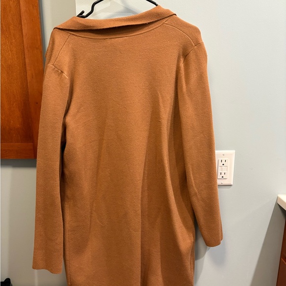 Brown Open Front Cardigan - Picture 3 of 3